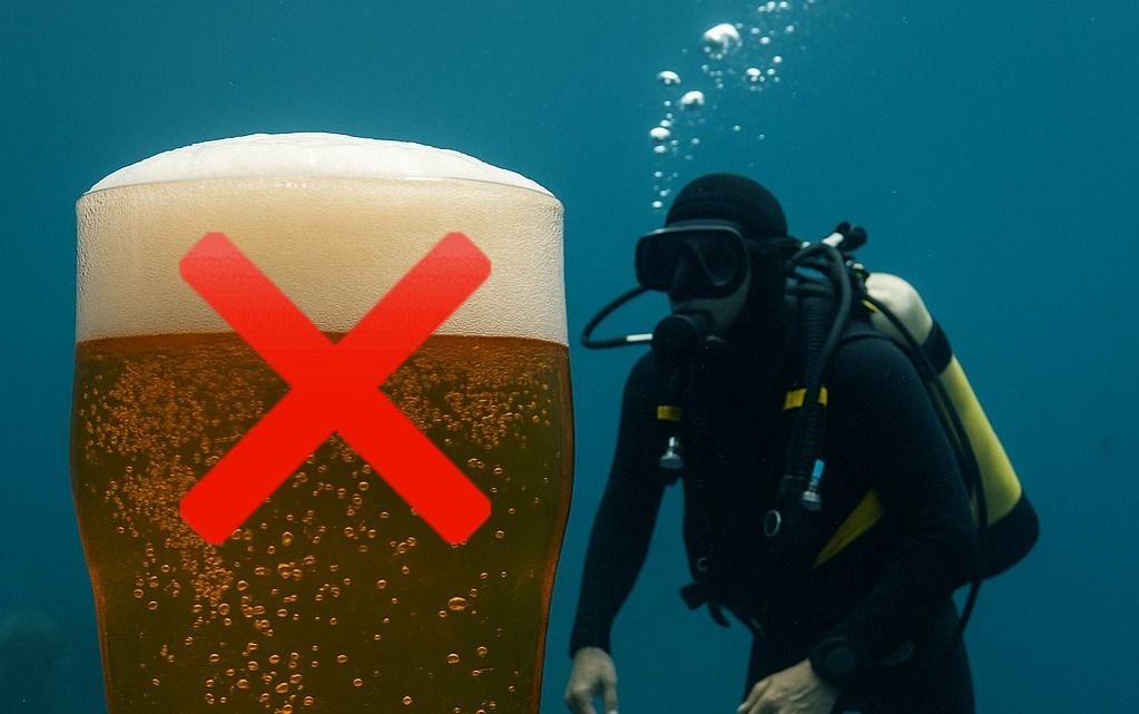 Alcohol y buceo: una combinación peligrosa